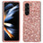 Samsung Galaxy Z Fold6 Glitter Series Hybrid Cover - Rødguld