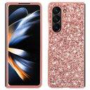 Samsung Galaxy Z Fold6 Glitter Series Hybrid Cover - Rødguld