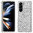 Samsung Galaxy Z Fold6 Glitter Series Hybrid Cover - Sølv