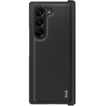 Samsung Galaxy Z Fold6 Imak Ruiyi Hybrid Cover - Karbonfiber - Sort
