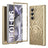 Samsung Galaxy Z Fold6 Mechanical Legend Galvaniseret plastik cover - Guld