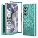 Samsung Galaxy Z Fold6 Mechanical Legend Galvaniseret plastik cover - Grøn