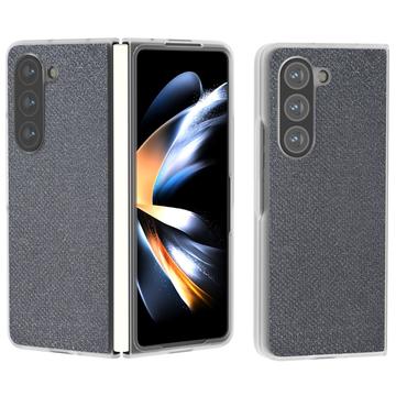 Samsung Galaxy Z Fold6 Rhinestone Tekstur Hybrid Cover - Sort