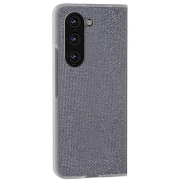 Samsung Galaxy Z Fold6 Rhinestone Tekstur Hybrid Cover - Sort