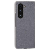 Samsung Galaxy Z Fold6 Rhinestone Tekstur Hybrid Cover - Sort