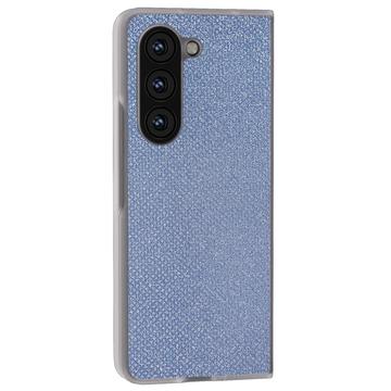 Samsung Galaxy Z Fold6 Rhinestone Tekstur Hybrid Cover - Blå