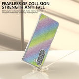 Samsung Galaxy Z Fold6 Rhinestone Tekstur Hybrid Cover - Farverig