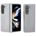 Samsung Galaxy Z Fold6 Rhinestone Tekstur Hybrid Cover - Sølv