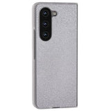 Samsung Galaxy Z Fold6 Rhinestone Tekstur Hybrid Cover - Sølv