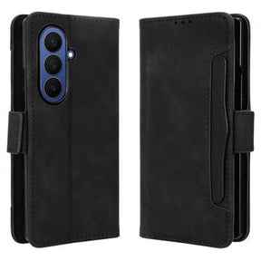 Samsung Galaxy Z Fold7 Kortholder Pung Etui - Sort