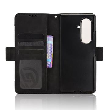 Samsung Galaxy Z Fold7 Kortholder Pung Etui - Sort
