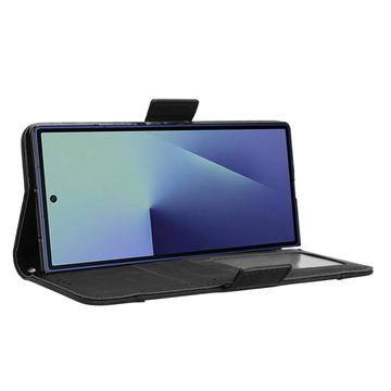 Samsung Galaxy Z Fold7 Kortholder Pung Etui med Penholder - Sort