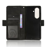 Samsung Galaxy Z Fold7 Kortholder Pung Etui med Penholder - Sort