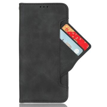 Samsung Galaxy Z Fold7 Kortholder Pung Etui med Penholder - Sort