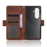 Samsung Galaxy Z Fold7 Kortholder Pung Etui - Brun