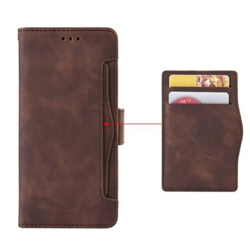 Samsung Galaxy Z Fold7 Kortholder Pung Etui med Penholder - Brun
