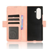 Samsung Galaxy Z Fold7 Kortholder Pung Etui med Penholder - Pink