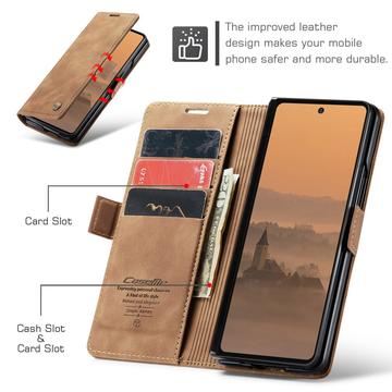 Samsung Galaxy Z Fold7 Caseme 013 Series Pung - Brun