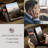 Samsung Galaxy Z Fold7 Caseme 013 Series Pung - Kaffe