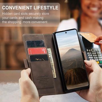 Samsung Galaxy Z Fold7 Caseme 013 Series Pung - Kaffe