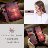 Samsung Galaxy Z Fold7 Caseme 013 Series Pung - Vinrød