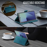 Samsung Galaxy Z Fold7 Caseme 033 Pung Etui med Kalvemønster og RFID-blokering - Grøn