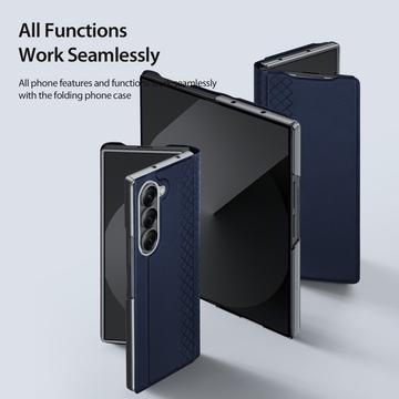 Samsung Galaxy Z Fold7 Dux Ducis Bril Flip Cover - Blå
