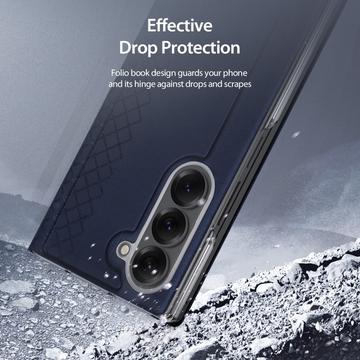 Samsung Galaxy Z Fold7 Dux Ducis Bril Flip Cover - Blå