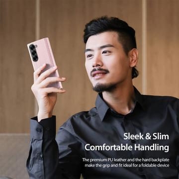 Samsung Galaxy Z Fold7 Dux Ducis Bril Flip Cover - Pink