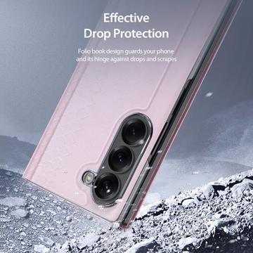 Samsung Galaxy Z Fold7 Dux Ducis Bril Flip Cover - Pink