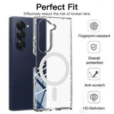 Samsung Galaxy Z Fold7 Hybrid Cover - MagSafe Kompatibel - Gennemsigtig