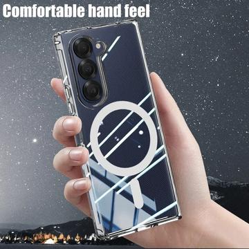 Samsung Galaxy Z Fold7 Hybrid Cover - MagSafe Kompatibel - Gennemsigtig
