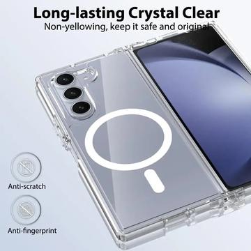 Samsung Galaxy Z Fold7 Hybrid Cover - MagSafe Kompatibel - Gennemsigtig