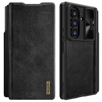 Samsung Galaxy Z Fold7 Nillkin Qin Pro Flip Cover - Sort
