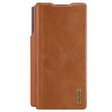 Samsung Galaxy Z Fold7 Nillkin Qin Pro Flip Cover - Brun