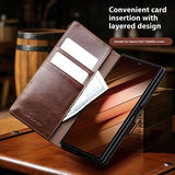 Samsung Galaxy Z Fold7 Qialino Classic Læderpung - Sort