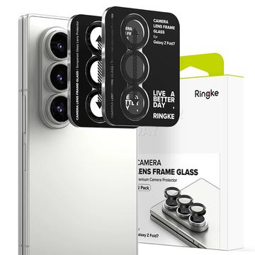 Samsung Galaxy Z Fold7 Ringke Kamera Linse Hærdet Glas Beskytter - 2 Stk. - Sort