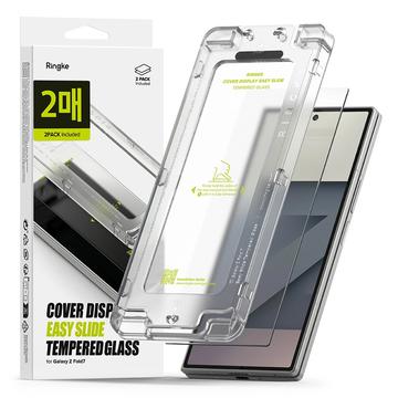 Samsung Galaxy Z Fold7 Ringke Easy Slide Skærmbeskyttelse Hærdet Glas - 2 stk.