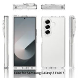 Samsung Galaxy Z Fold7 Ridsefast Hybrid Cover - Gennemsigtig