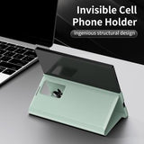 Samsung Galaxy Z Fold7 Smart Clear View Flip-etui med kortholder - Lysegrøn