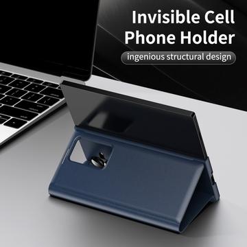 Samsung Galaxy Z Fold7 Smart Clear View Flip-etui med kortholder - Safir