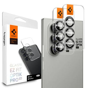Samsung Galaxy Z Fold7 Spigen Glas.tR Ez Fit Optik Pro Kamera Linse Hærdet Glas - 2 Stk. - Sort