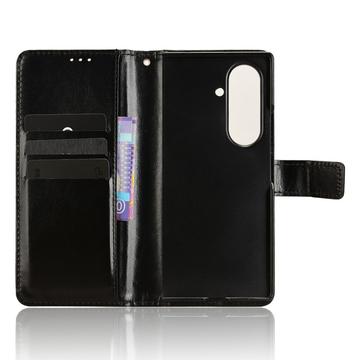 Samsung Galaxy Z Fold7 Pung Etui med Stativ - sort