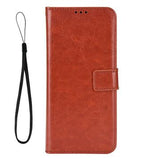 Samsung Galaxy Z Fold7 Pung Etui med Stativ - Brun