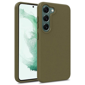 Samsung Galaxy S23 5G Biologisk Nedbrydeligt Cover - Mørkegrøn