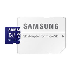 Samsung Pro Plus microSDXC-hukommelseskort med SD-adapter MB-MD128SA/EU - 128 GB