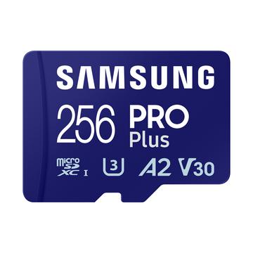 Samsung Pro Plus microSDXC-hukommelseskort med SD-adapter MB-MD256SA/EU - 256 GB