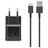 Samsung Hurtig USB-C Rejseoplader EP-TA200EBE / EP-TA20EB - Bulk - Sort