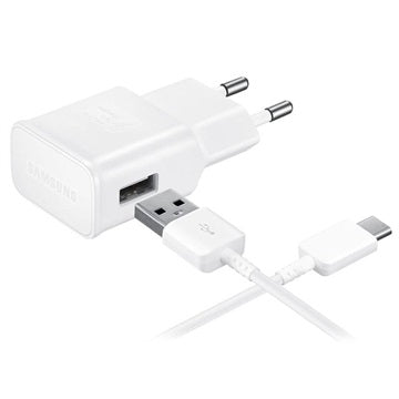 Samsung Hurtig USB-C Rejseoplader EP-TA200EWE - Bulk - Hvid