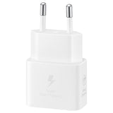 Samsung USB-C Strømadapter med Kabel EP-T2510XWEGEU - 25W - Hvid